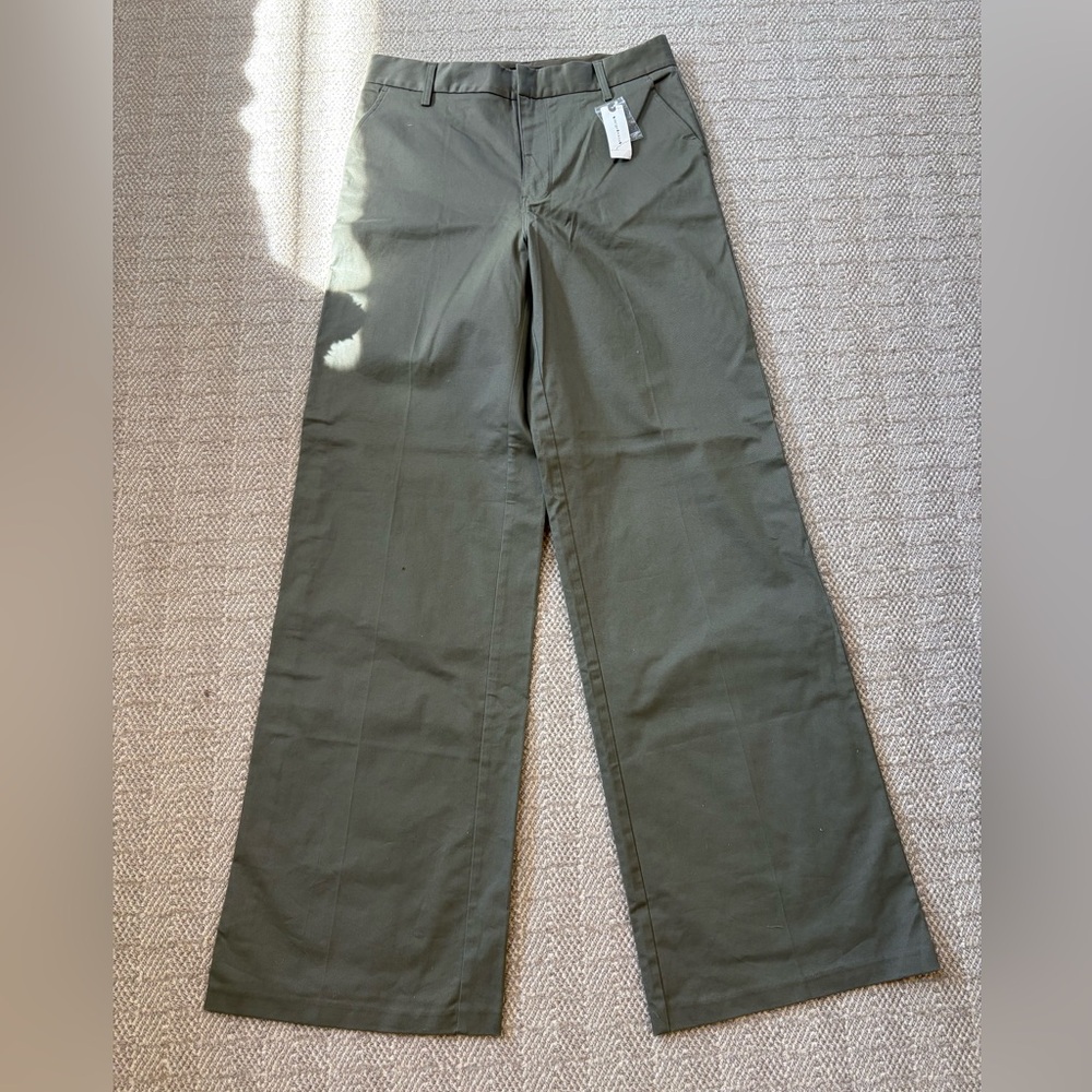 Good American Olive Green Women's Trousers